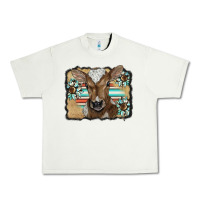 Pistachio western wreath baby calf Urban Heavy Tee - BarkalooDesign