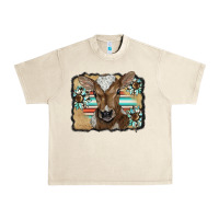 Sandshell western wreath baby calf Urban Heavy Tee - BarkalooDesign