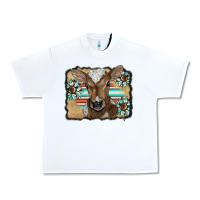 White western wreath baby calf Urban Heavy Tee - BarkalooDesign