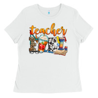 White teacher fuel Ladies Tee - Zillion Design Studio