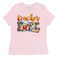 Bubblegum Pink teacher fuel Ladies Tee - Zillion Design Studio