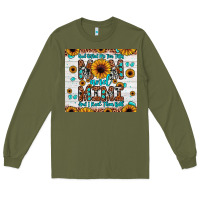 Army Green god gifted me two titles mom and mimi and i rock them both Long Sleeve Tee - JahusDesignShop