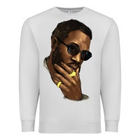 Dove Grey black man Premium Sweatshirt - NancyCooperArtShop