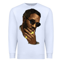 White black man Premium Sweatshirt - NancyCooperArtShop