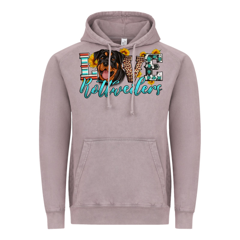 Love Rottweilers Vintage Hoodie by Artiststas | Teevron
