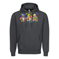 Smoke autism gnomes Zipper Hoodie - LillyAllenDesigns