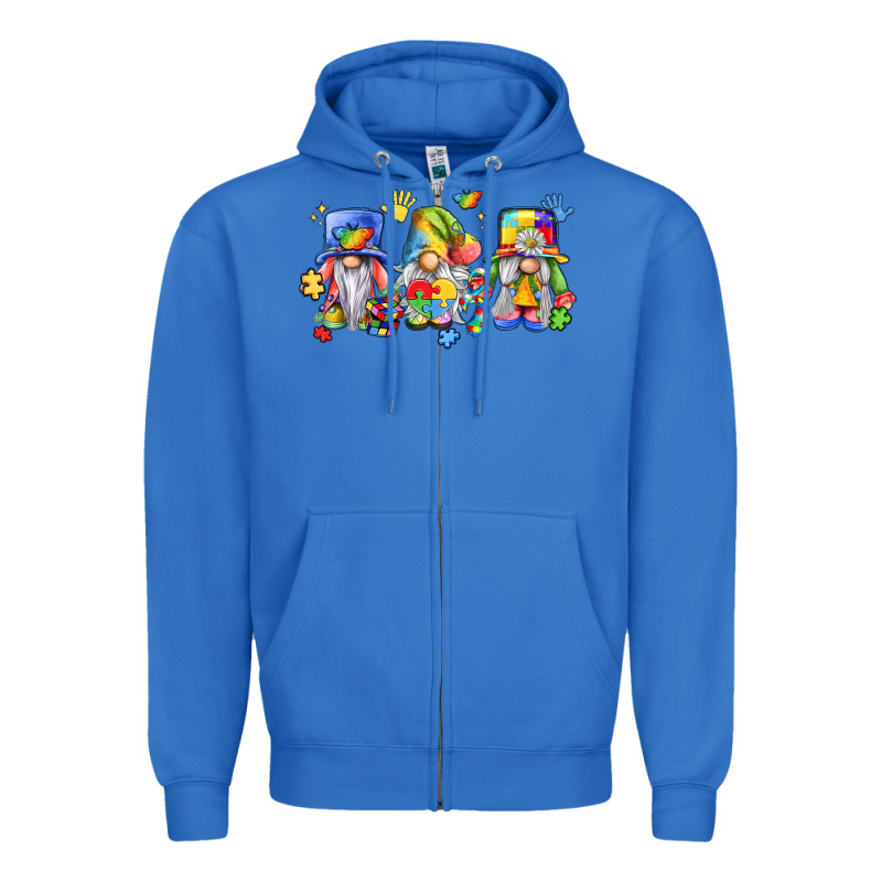 Autism Gnomes Zipper Hoodie by LillyAllenDesigns | Teevron