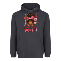 Smoke one loved nurse afro messy bun Heavyweight Hoodie - texasbilliewilder