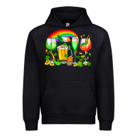 Black wine glasses st. patricks Urban Hoodie - OliviaCreatesArt