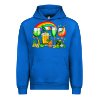 Wine Glasses St. Patricks Urban Hoodie | Teevron