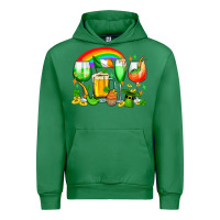 Emerald wine glasses st. patricks Urban Hoodie - OliviaCreatesArt