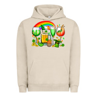 Pigment French Oak wine glasses st. patricks Urban Hoodie - OliviaCreatesArt