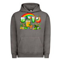 Pigment Tornado wine glasses st. patricks Urban Hoodie - OliviaCreatesArt