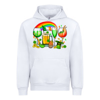 White wine glasses st. patricks Urban Hoodie - OliviaCreatesArt