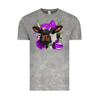 Cloud Rock halloween roses cow Vintage Tee - Jasminsmagicworld