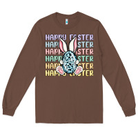 Chestnut happy easter Long Sleeve Tee - MaliasSmallBusiness