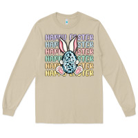 Mushroom happy easter Long Sleeve Tee - MaliasSmallBusiness