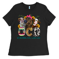 Black ocd obsessive cow disorder Ladies Tee - Zillion Design Studio