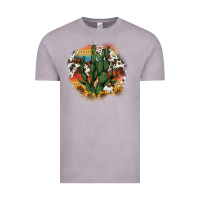 Vintage Zinc cowhide aztec sunflowers cactus Vintage Tee - AdoDesignShop