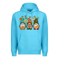 Ocean Blue Fall gnomes Premium Hoodie - NancyCooperArtShop