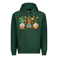 Sports Green Fall gnomes Premium Hoodie - NancyCooperArtShop
