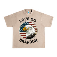 French Oak Lets Go Brandon American Bald Eagle Urban Heavy Tee - Jasminsmagicworld
