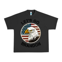Pigment Black Lets Go Brandon American Bald Eagle Urban Heavy Tee - Jasminsmagicworld
