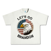 Pistachio Lets Go Brandon American Bald Eagle Urban Heavy Tee - Jasminsmagicworld
