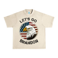 Sandshell Lets Go Brandon American Bald Eagle Urban Heavy Tee - Jasminsmagicworld