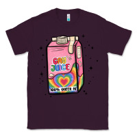 Plum gay juice Classic Tee - MaliasSmallBusiness