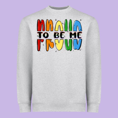 Proud To Be Me Heavyweight Sweatshirt Designed By Maliassmallbusiness