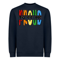 Navy proud to be me Heavyweight Sweatshirt - MaliasSmallBusiness