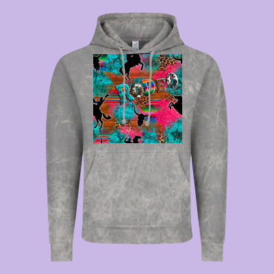 Western Rodeo Seamless Vintage Hoodie Designed By Artiststas
