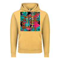 Vintage Mustard western rodeo seamless Vintage Hoodie - Artiststas