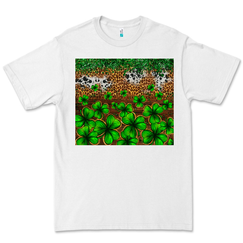 St. Patrick's Day Leopard Cowhide Tumbler Premium Tee by Neo Western | Teevron