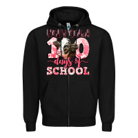 Black holy cow 100 days of school Zipper Hoodie - LillyAllenDesigns