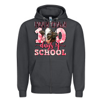Smoke holy cow 100 days of school Zipper Hoodie - LillyAllenDesigns