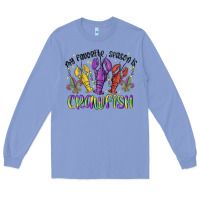 Colony Blue my favorite season is crawfish Long Sleeve Tee - MaliasSmallBusiness