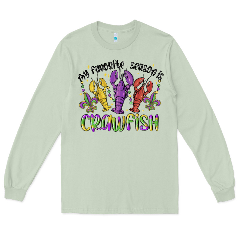 My Favorite Season Is Crawfish Long Sleeve Tee by MaliasSmallBusiness | Teevron
