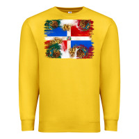 Lemon Mexican and Puerto Rico Flag Premium Sweatshirt - texasbilliewilder