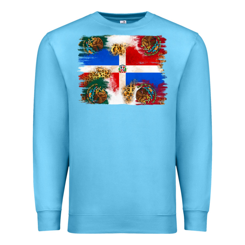 Mexican And Puerto Rico Flag Premium Sweatshirt by texasbilliewilder | Teevron