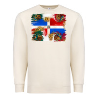 Sandshell Mexican and Puerto Rico Flag Premium Sweatshirt - texasbilliewilder