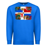 True Royal Mexican and Puerto Rico Flag Premium Sweatshirt - texasbilliewilder