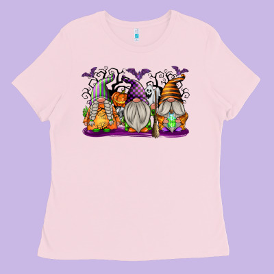 Halloween Gnomes Ladies Tee Designed By Texasbilliewilder