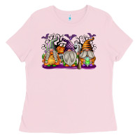 Bubblegum Pink Halloween Gnomes Ladies Tee - texasbilliewilder