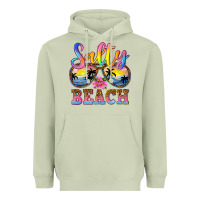 Matcha Salty beach Heavyweight Hoodie - NancyCooperArtShop