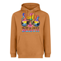 Meerkat Salty beach Heavyweight Hoodie - NancyCooperArtShop
