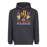 Smoke Salty beach Heavyweight Hoodie - NancyCooperArtShop