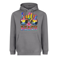 Storm Salty beach Heavyweight Hoodie - NancyCooperArtShop