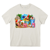Cream travel coffee cups Heavy Core Tee - Zillion Design Studio